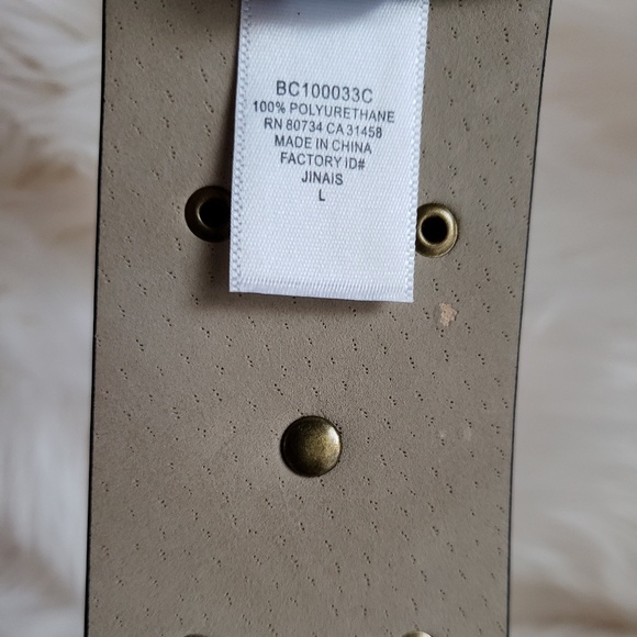 BCBGeneration NWT Studded Black Belt - Picture 6 of 6